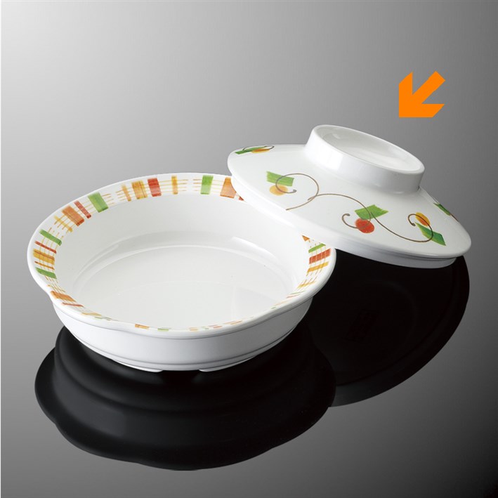 S74CF IK / 丸深皿 特小 蓋 - 国際化工